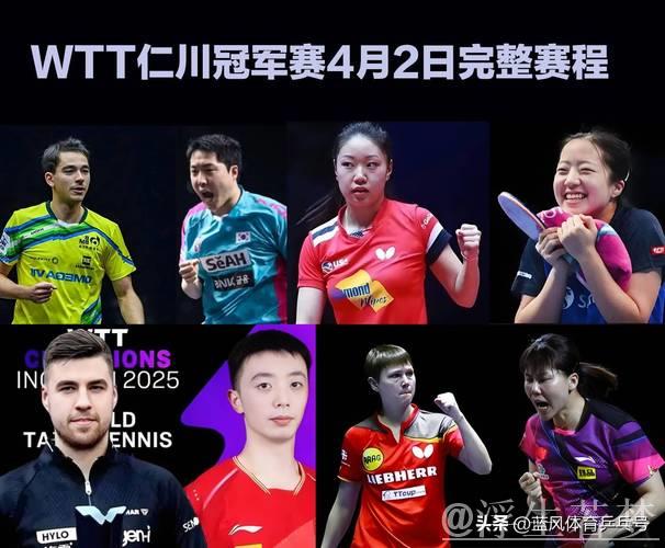 中国乒乓球队4人晋级WTT仁川冠军赛16强 中国乒乓球队4人晋级WTT仁川冠军赛16强